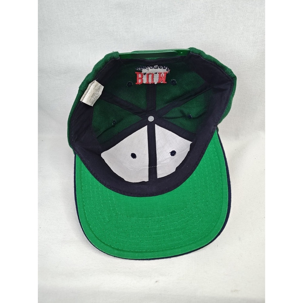 Vintage Bum Equipment B.U.M. Adjustable Strapback Hat Cap 90s Green Blue Gold - Picture 5 of 7
